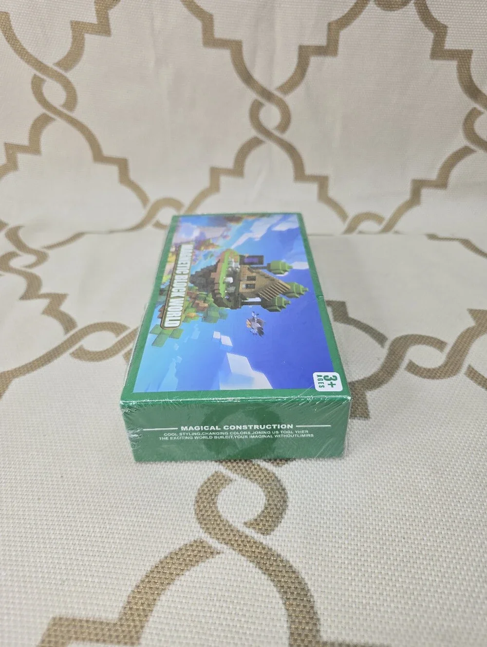 Magnetic Block World Building Cubes Pixel Style Toy Construction New
